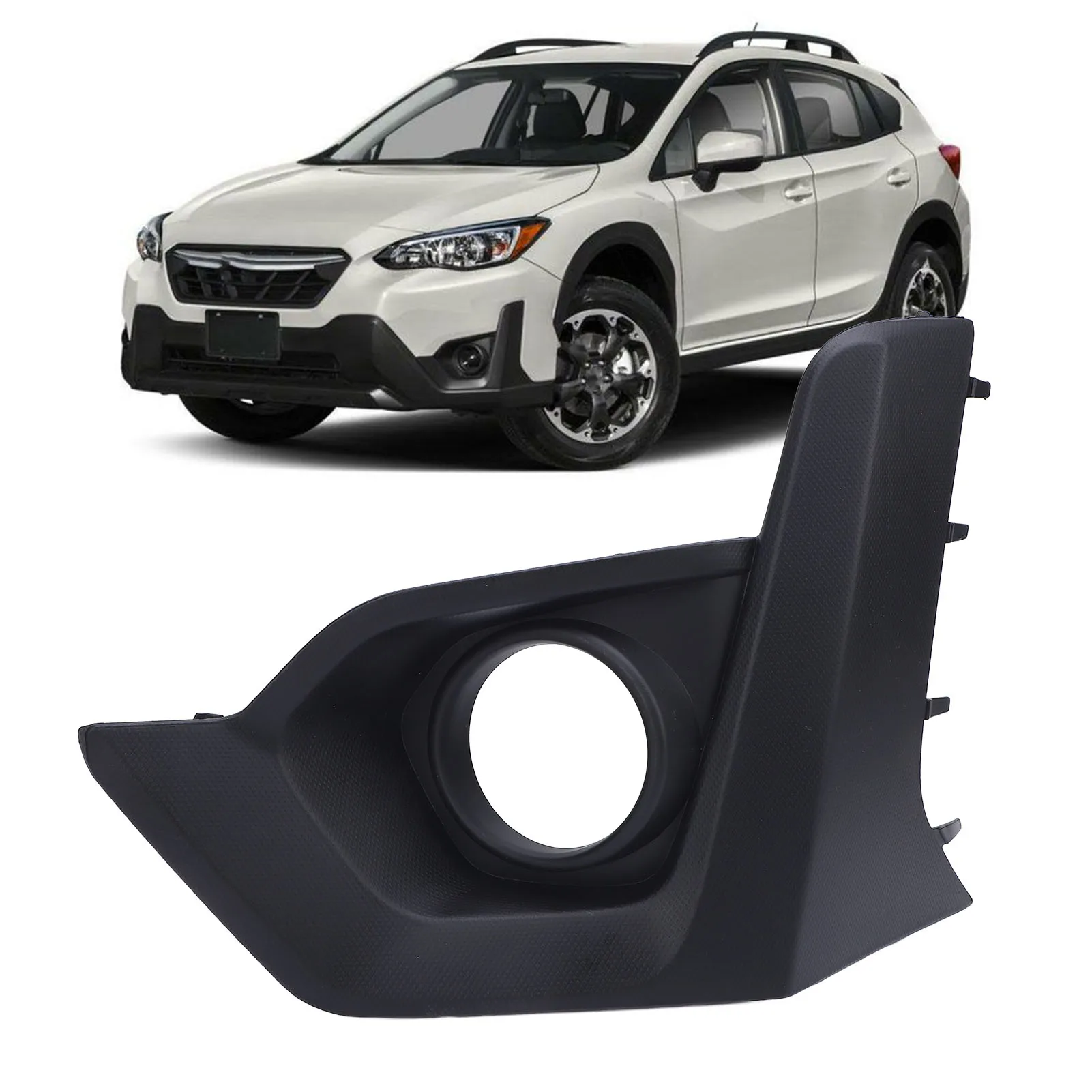 

Car Front Bumper Fog Lamp Frame Trim Black Fog Light Decoration Cover for Crosstrek 2021-2023 Second Generation Facelift