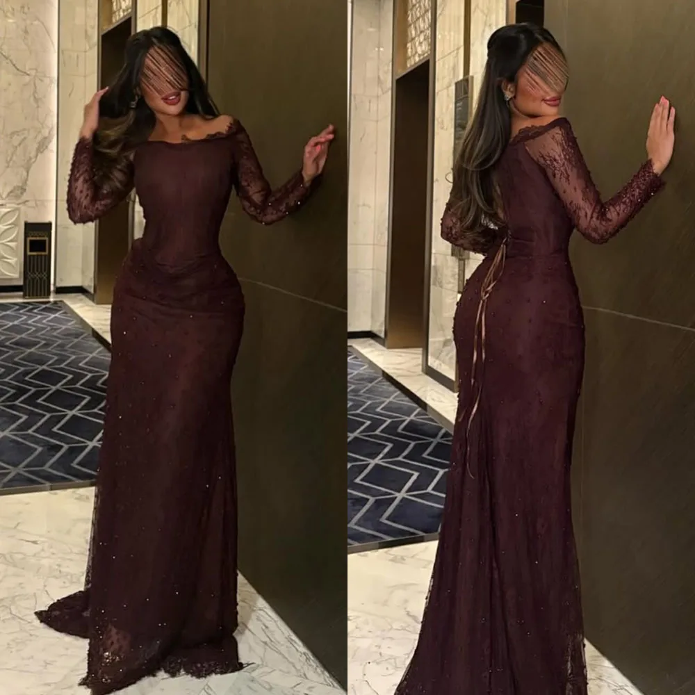 

Высокое качество длиной до пола, длинные рукава, скользящий шлейф, милая трапеция Abiye Uzun Elbise Modelleri Vestidos De Piedras