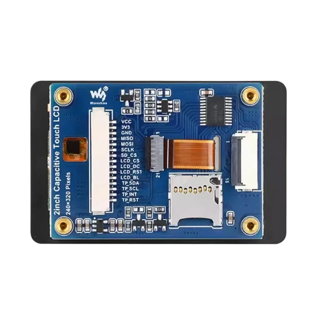 2,0-Zoll-Farbkapazitives Touch-Display ST7789T3 Treiberchip unterstützt Raspberry Pi/ESP32/Pico