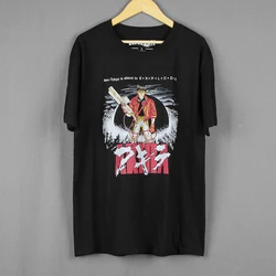 Akira T-Shirt Neo Tokyo Explosion Otomo Katsuhiro METROPOLIS Memories Anime Cotton Black Tee Shirt