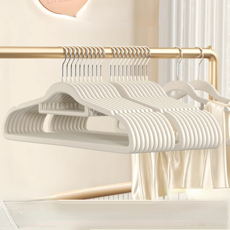 

Hanger Household Hanger Clothes Non-Slip Shoulder Seamless Wet and Dry Wardrobe Storage for Teachers Clothes Hanger