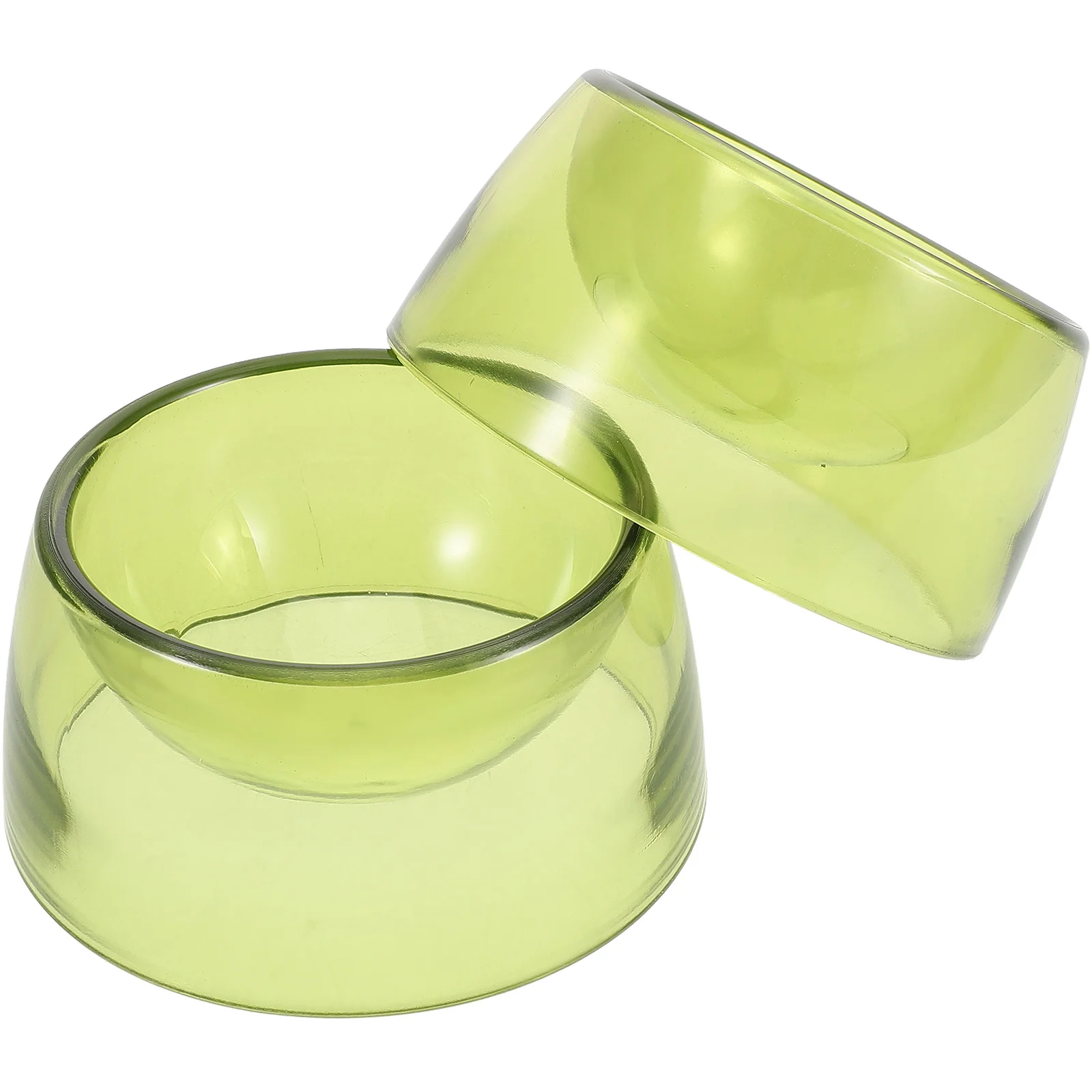 

2Pcs Small Animal Food Bowl Round Design Lightweight Hamster Guinea Pig Chinchilla Feeding Container Pet Dish Food Bowl