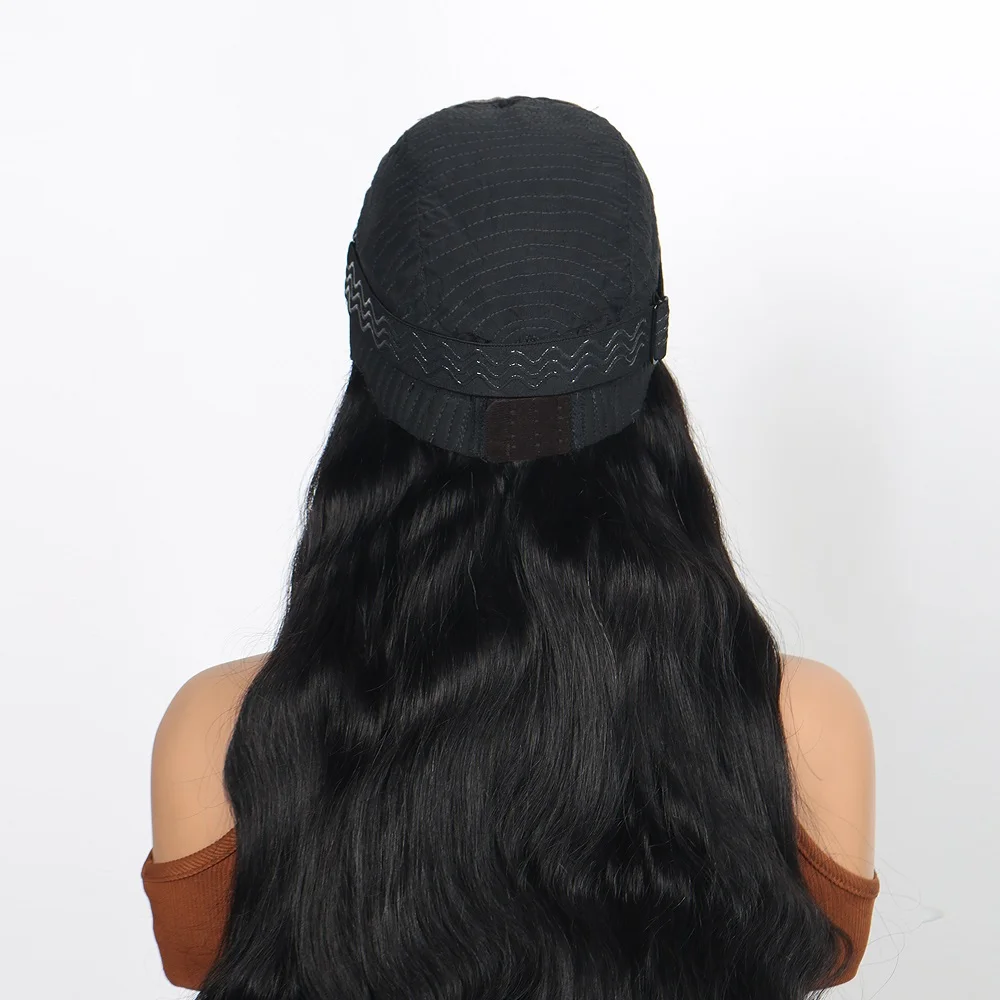 

200% Плотность Wear and Go Бесклеевые парики Человеческие волосы Предварительно выщипанные Предварительно вырезанные 7x6 Парики шнурка Парики из человеческих волос 32-дюймовый парик с объемной волной