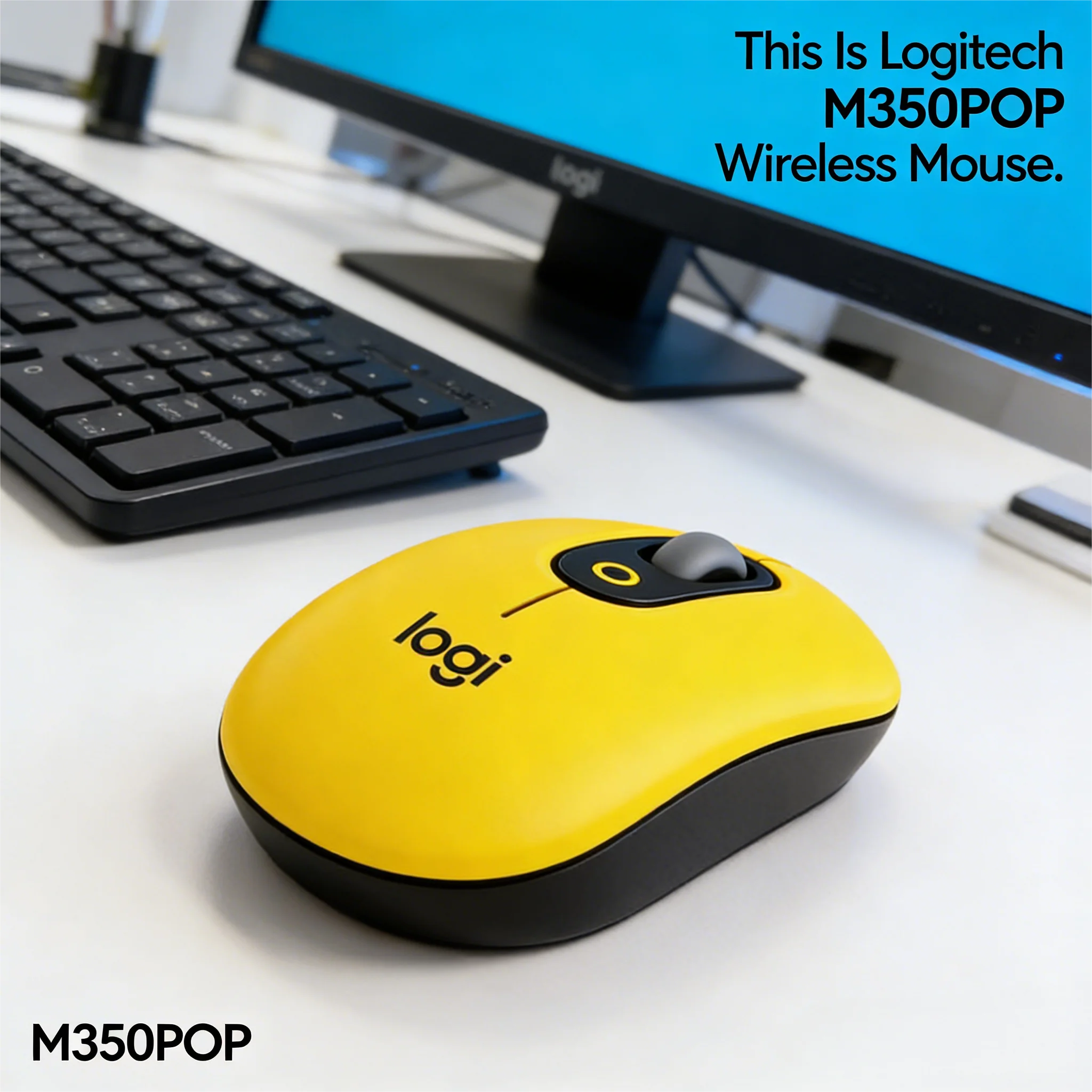 Logitech M305POP Fashion Silent Mouse 6 Colors for Gift Choice