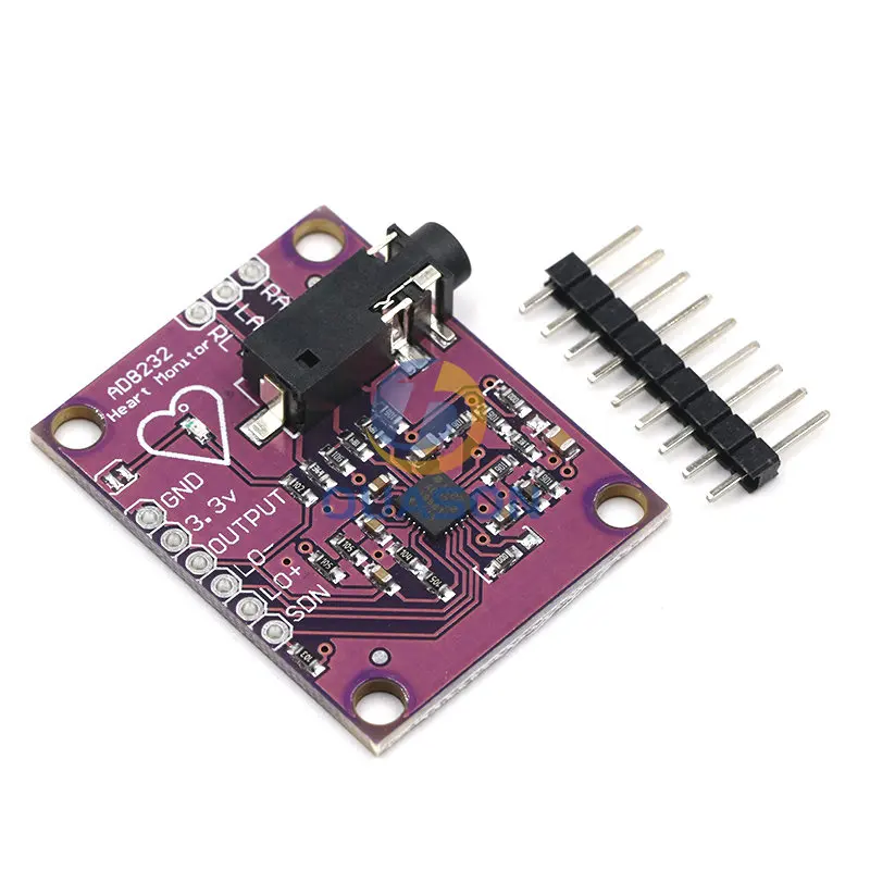 AD8232 ECG Physiological Measurement Heart Pulse ECG Monitor Sensor Module Single Lead Heart Rate Monitor Diy Kit forArduino