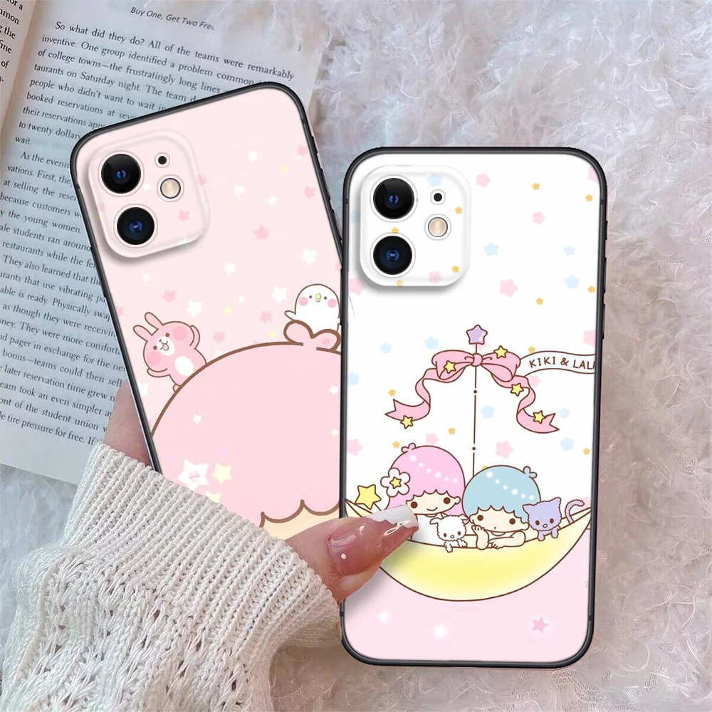 little twin stars cute Soft Case for Huawei Y5P Y6P Y7A Y8P Y9A Y6 Y7 Y8S Y9S Y9 Nova 9 9I 4E 5T 7 Mate 10 Lite 20 Pro P30