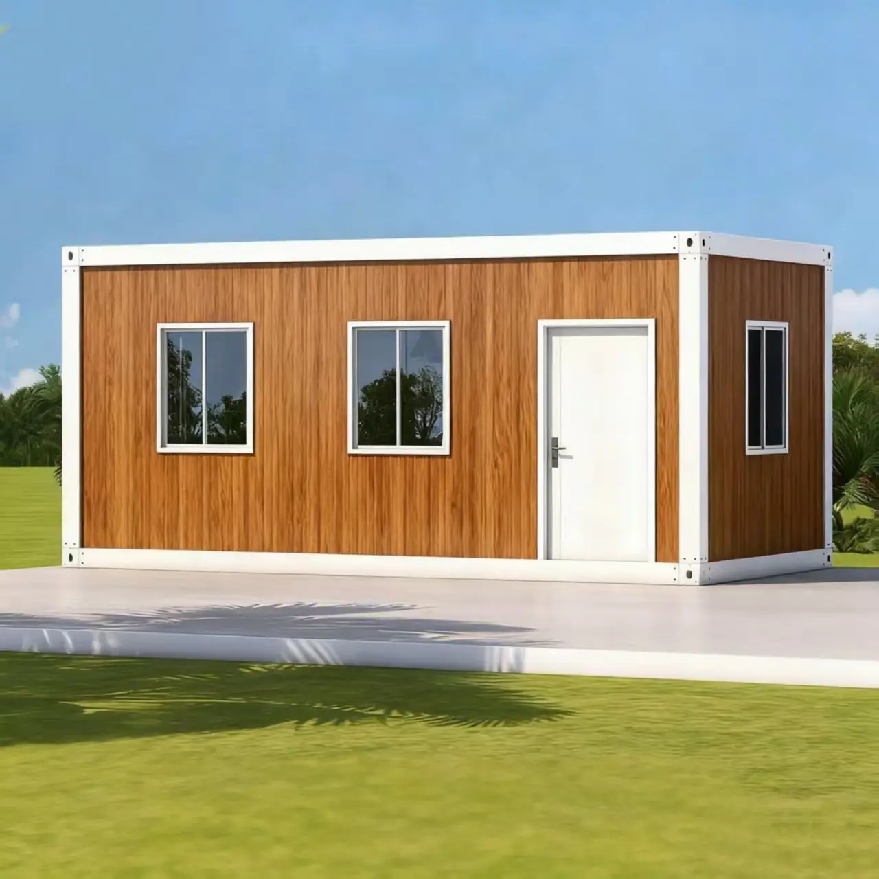 Rust Protection Aluminum Alloy Container House Warm in Winter and Cool in Summer Container Rainproof Expandable Prefab House