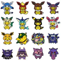 Anime Pikachu Gengar Brooches for Clothing Lapel Pins for Backpacks Enamel Pin Badges Collection Gift Wholesale