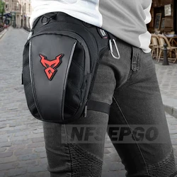 Bolsa de pierna impermeable para motocicleta, riñonera de viaje táctica para hombre y mujer, cinturón de muslo, bandolera Hum