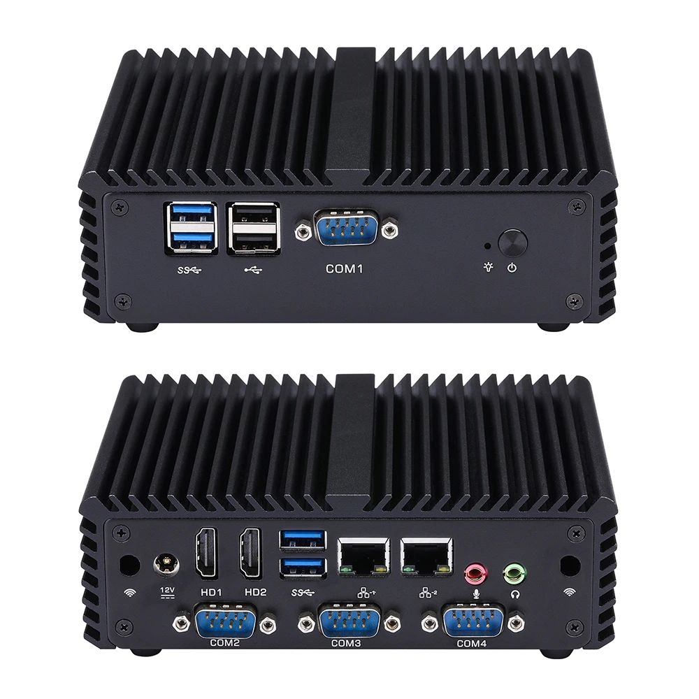 

Qotom Mini PC Q30400P-S08 AES-NI Core with 2 Gigabit Ethernet LAN Fanless Computer