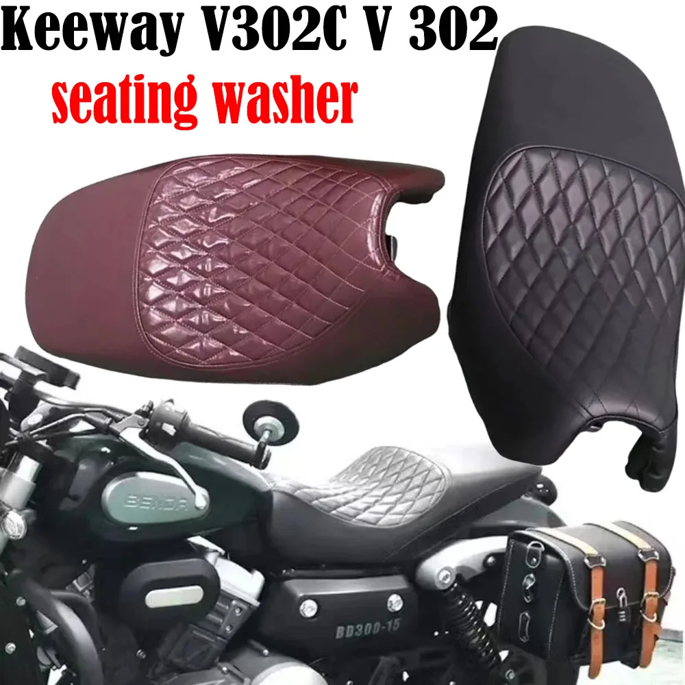 Brand New For Keeway V302C Seat Cushion, Widened and Lengthened Double Seat, Suitable for Keeway V302C V 302