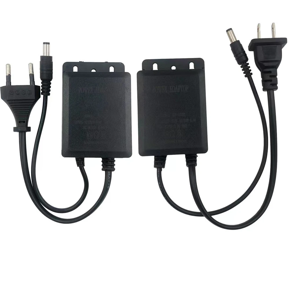 Random Colors For CCTV Surveillance Ip Camera System 12V 2A Universal Power Supply Adapter Rustproof Anti Oxidation Waterproof