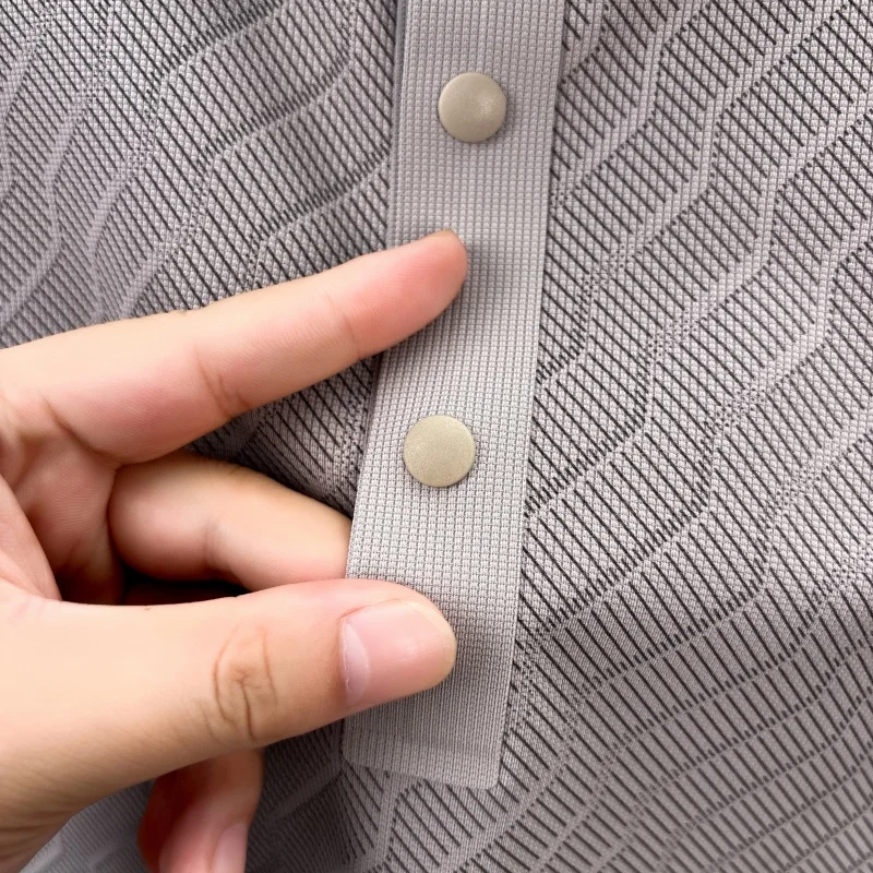 Designer-Marken-Poloshirt für Herren mit Aufdruck, Herbst-Neuheit, Lässiges Einfarbiges Langarm-Revers-T-Shirt, Luxuriöse Business-Herrenbekleidung – Detail 18