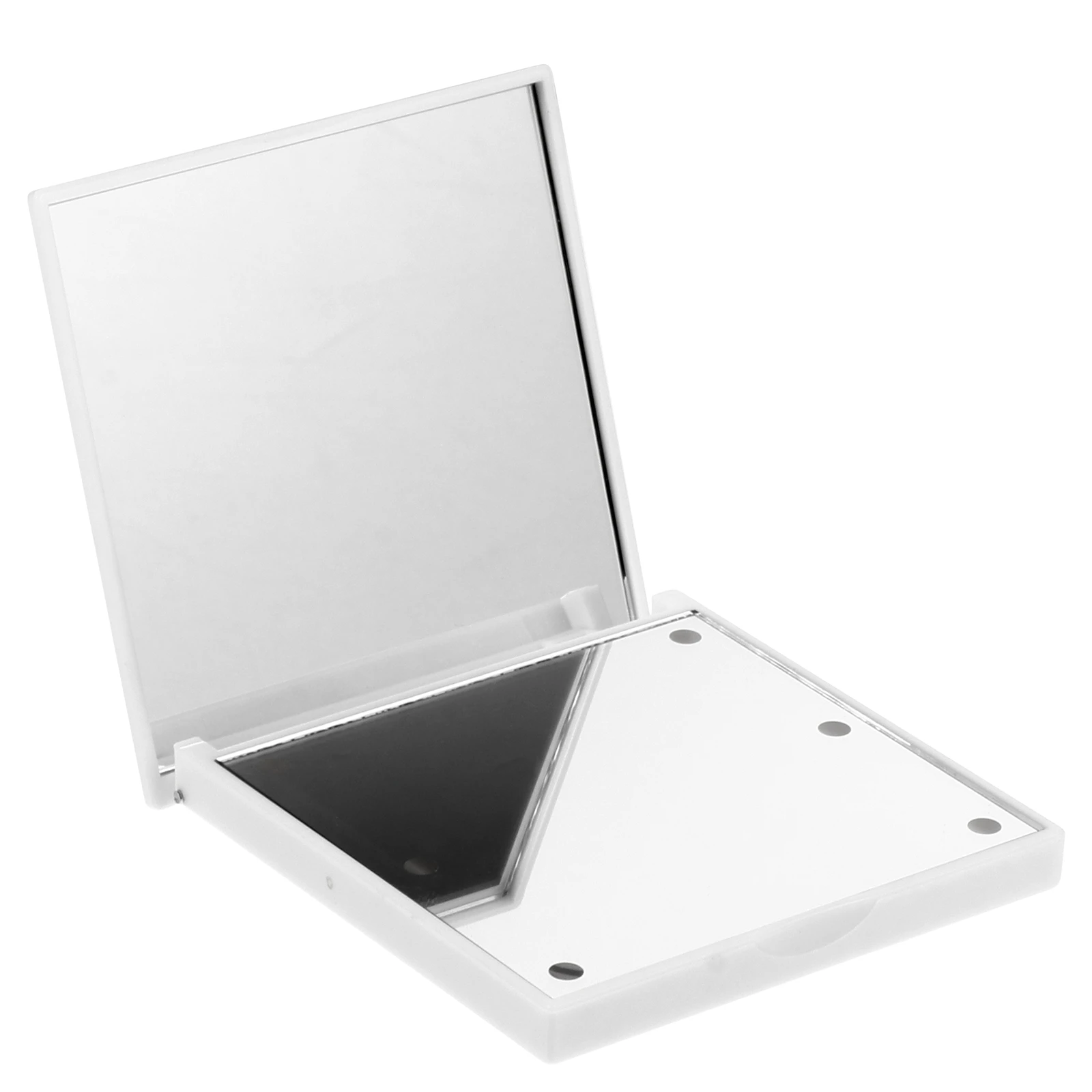 

LED Makeup Mirror Vanity Small Travel Double Handheld Professional ABS Portable Foldable Pocket Mirror With LED Light