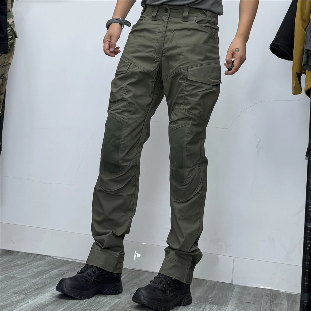 Men's Spring Autumn L7 Tactical Cp Camo Cargo Pants Waterproof Ripstop Elastic Multi-pocket Pants For Outdoor Hiking Mount