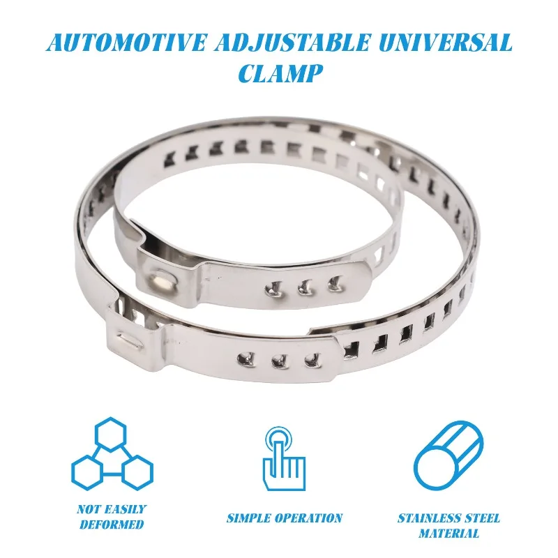 سيارة قابل للتعديل العالمي المشابك الفولاذ المقاوم للصدأ عمود الإدارة المحور المشترك المشابك CV التمهيد المشابك الذاتي قفل العلاقات مناسبة للسيارات #6