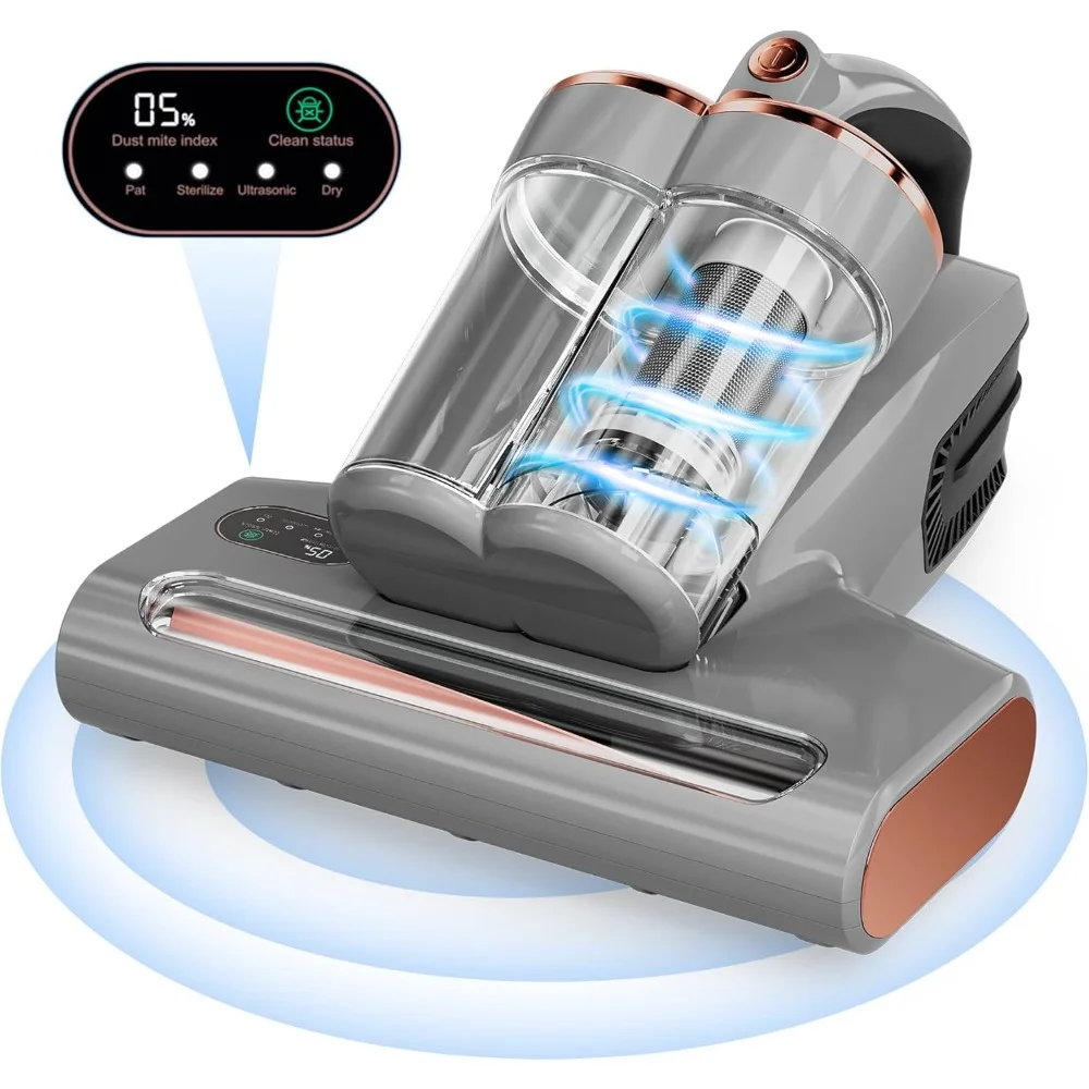 

HAOYUNMA Vacuum Cleaner with Dust Sensor: 500W 13Kpa Mattress Vacuum Cleaner with UV & Ultrasonic and High Heating,Anti-aller