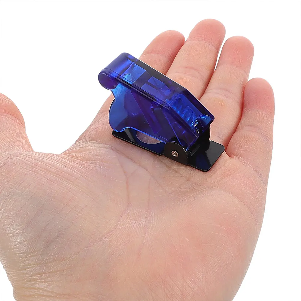 

4pcs Car Toggle Switch Cover Durable Reliable Stylish Emergency Stop Plastic Protector H Latch Guard Automotive