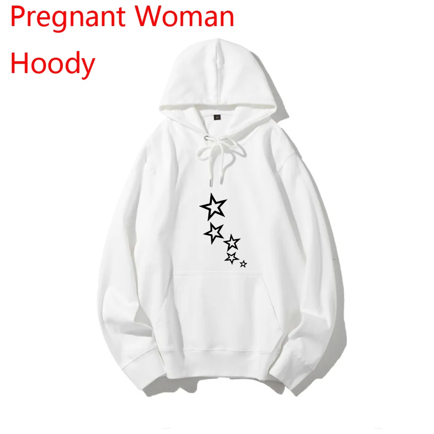 Pregnant Woman Hoody Spring Autumn Maternity Women Hoodie Funny Customized Leopard Pattern Love Funny Print Customize Your Photo