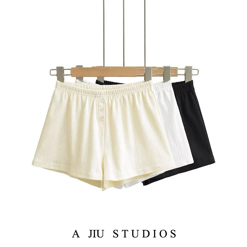 مريحة فضفاضة المرأة Spwear السراويل الصيف كسول مباراة جميع واسعة الساق ort السراويل مرونة الخصر عارضة الشارع Sle