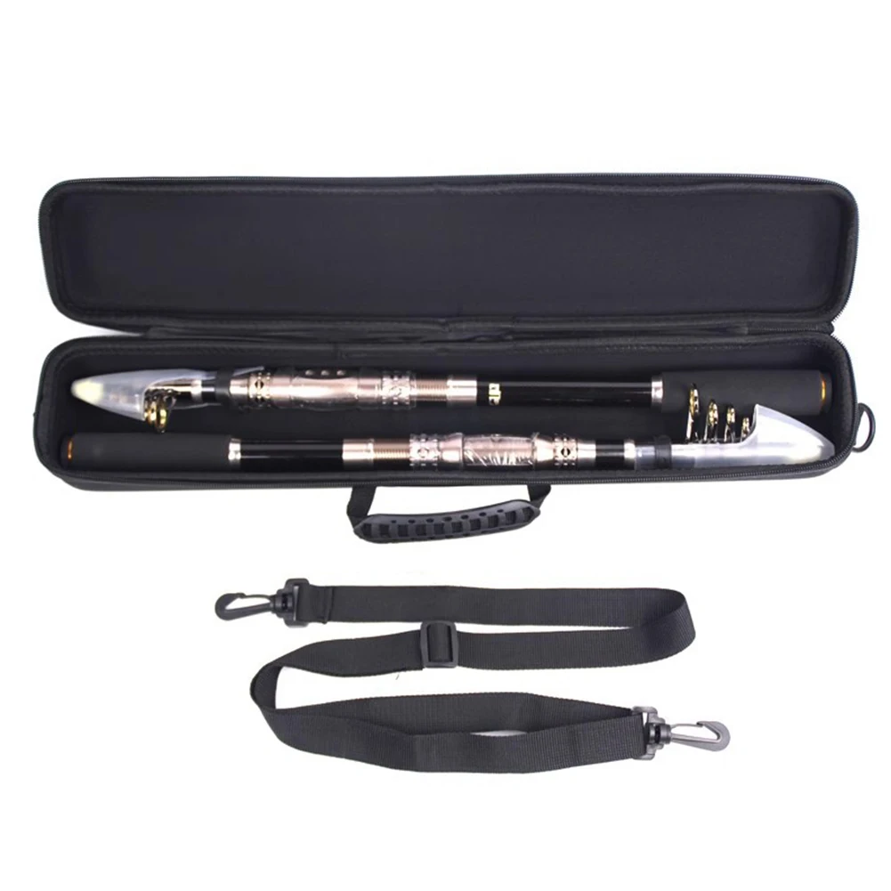 

53.5cm Fishing Carrying Handbag Shock Resistant Hard Shell Package Fishing Rod Reel Storage Case Fishing Tackles Storage Bag