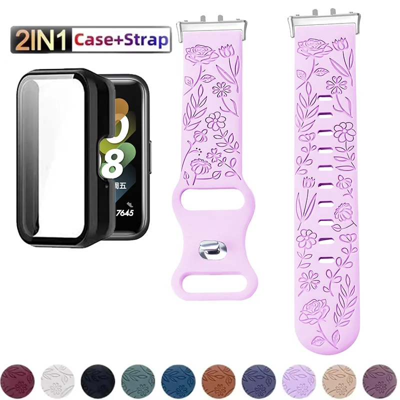 

Silicone Strap +Case For Samsung Galaxy Fit3 Watch Bracelet Replacement Sport Watchband For Samsung Galaxy Fit3 Band Accessories