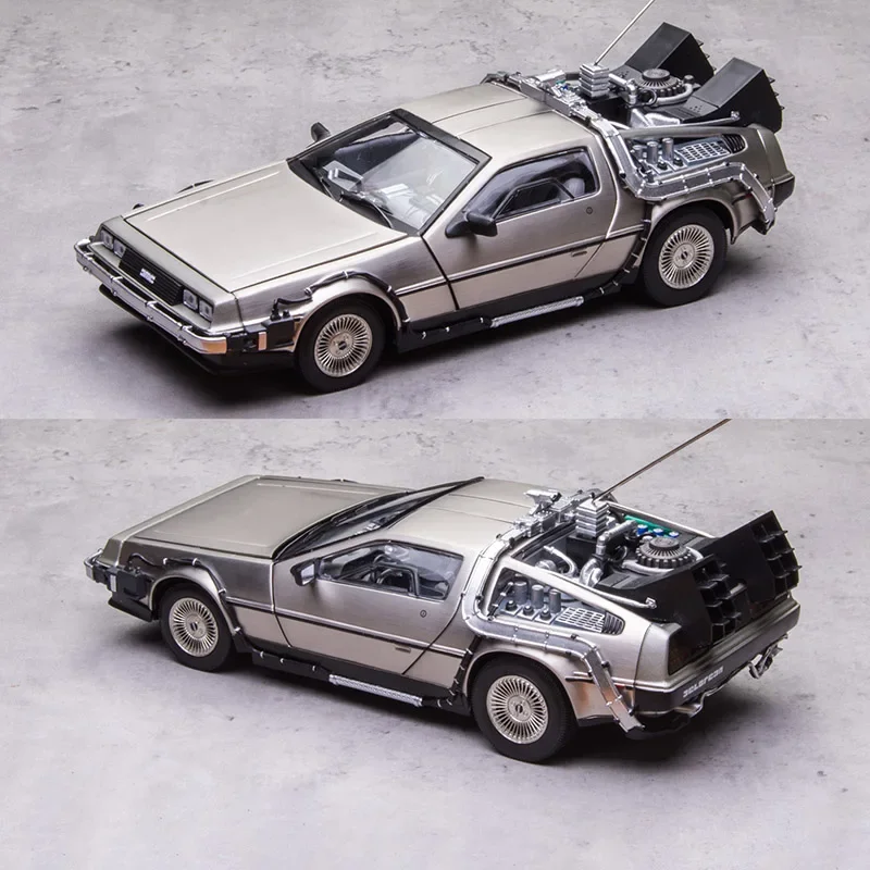 Diecast Metal 1/18 Scale DeLorean DMC-12 Back to the Future Part I