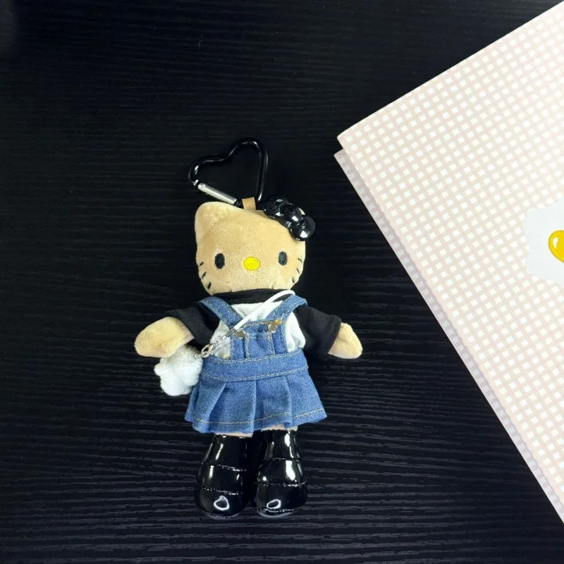 

Cute Hello Kitty Keychain Toy Kawaii Cartoon Anime Women Supplies Decorative Desktop Ornament Student Girl Gift Wholesale
