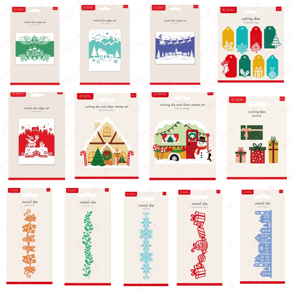 

Candlelit Christmas Metal Cutting Dies Scrapbook Diary Decoration Embossing Gingerbread Cut Die Template DIY Make Card Album new