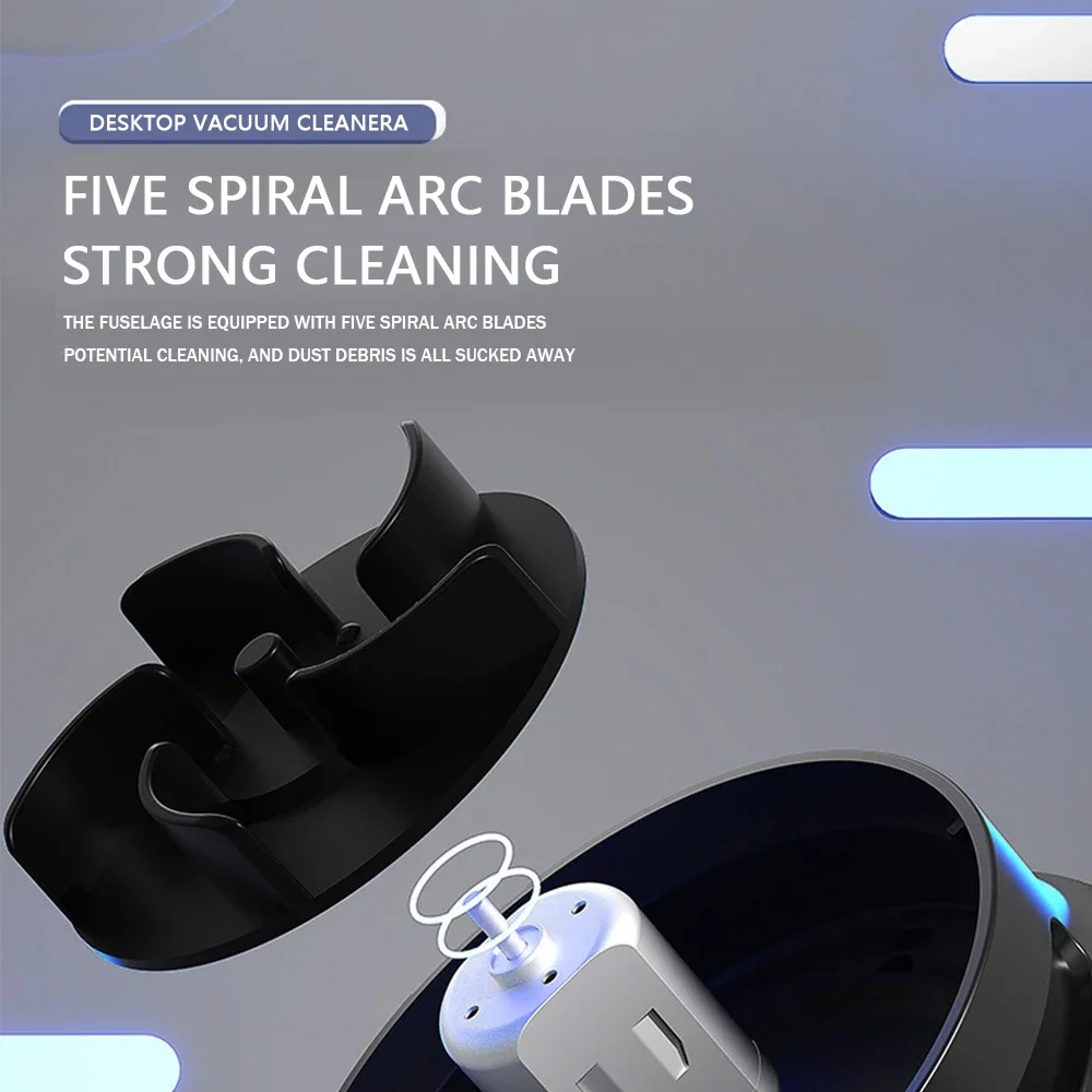 USB Electric Desktop Vacuum Cleaner Mini Home Keyboard Dust Cleaner Portable Long Life Car Vacuum Cleaner Gift Sets