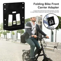 Bike Bag Adapter Front Bag Carrier Block Adapter For Bike Folding Basket Bicycle Bag Carrier Block Accessories Aluminum Alloy