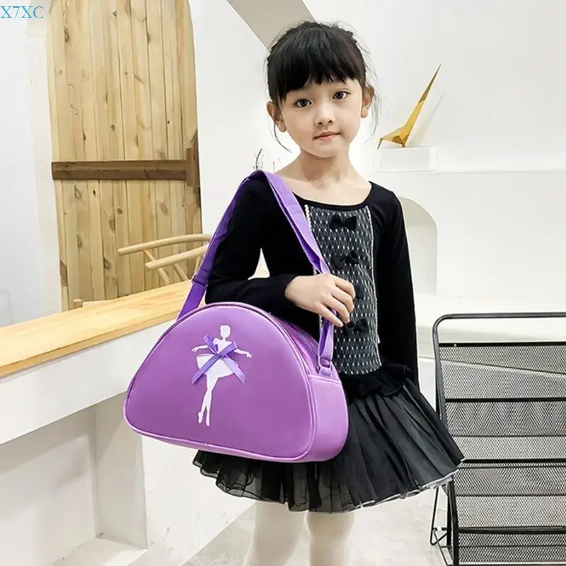 

X7XC Latin Dance Bag Ballet Bag Ballet Dance Bags Shoulder Bag Princess Bag for Girl