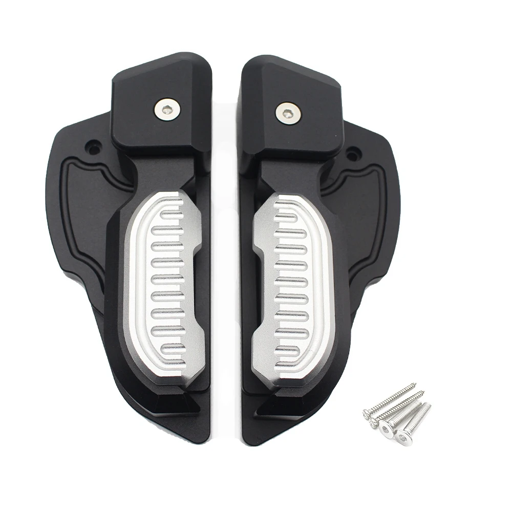 Motorcycle Rear Passenger Footpegs Foldable Pedals Rests for Vespa Primavera Sprint 125