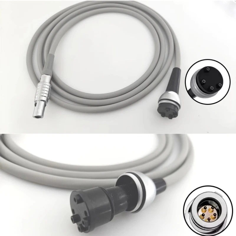 Dental Implanting Motor Cable Wire Compatible with W&H Motor Oral Implant Machine Connection Handle Cable Accessory Plug