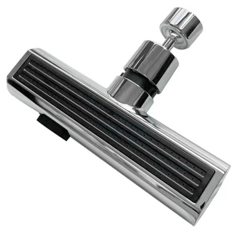 Universal Rotation Extender Faucet Aerator Plastic Splash Filter Kitchen Washbasin Faucets Bubbler Nozzle Robotic Silver