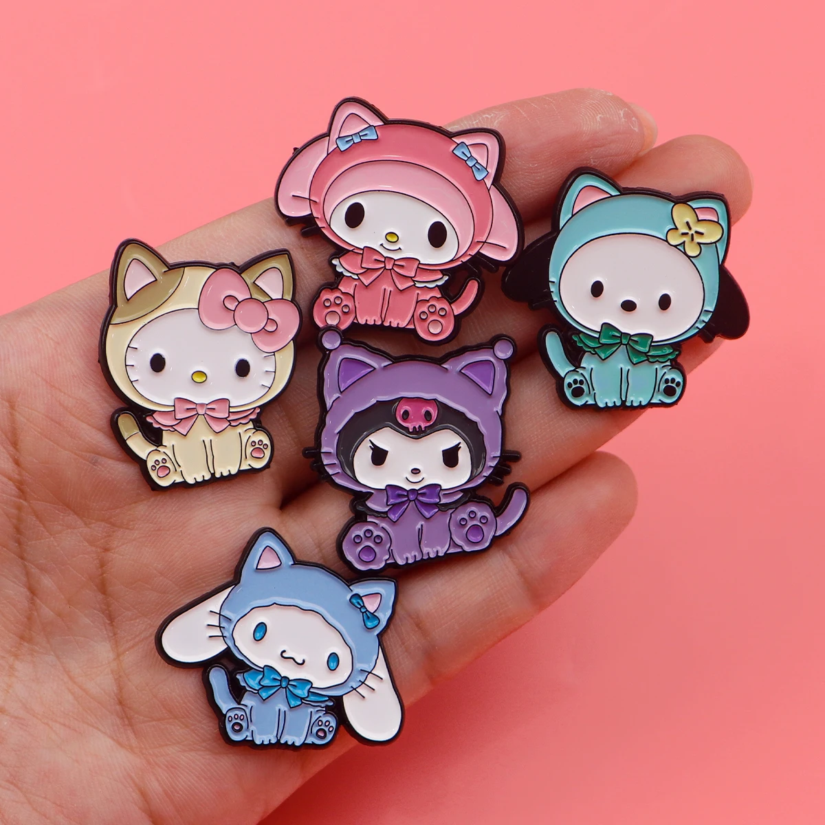 Cute Animals Pins Cartoon Anime Badges Brooches for Clothing Enamel Pin Women's Badges Jewelry Accessories Gifts for Friends image 3