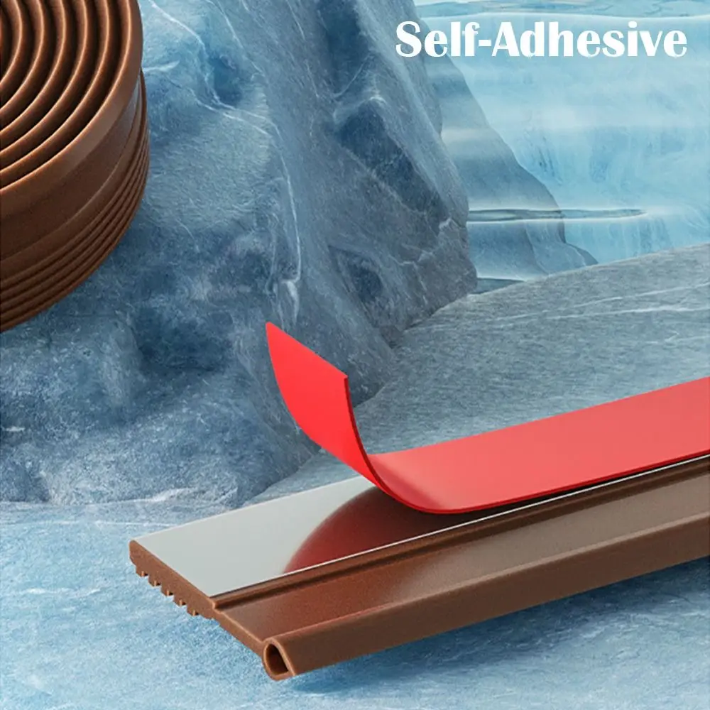 100cm Door Bottom Sealing Strip Self-adhesive Living Room Soundproof Strip Door Draft Stopper Draught Excluder Insect Prevention