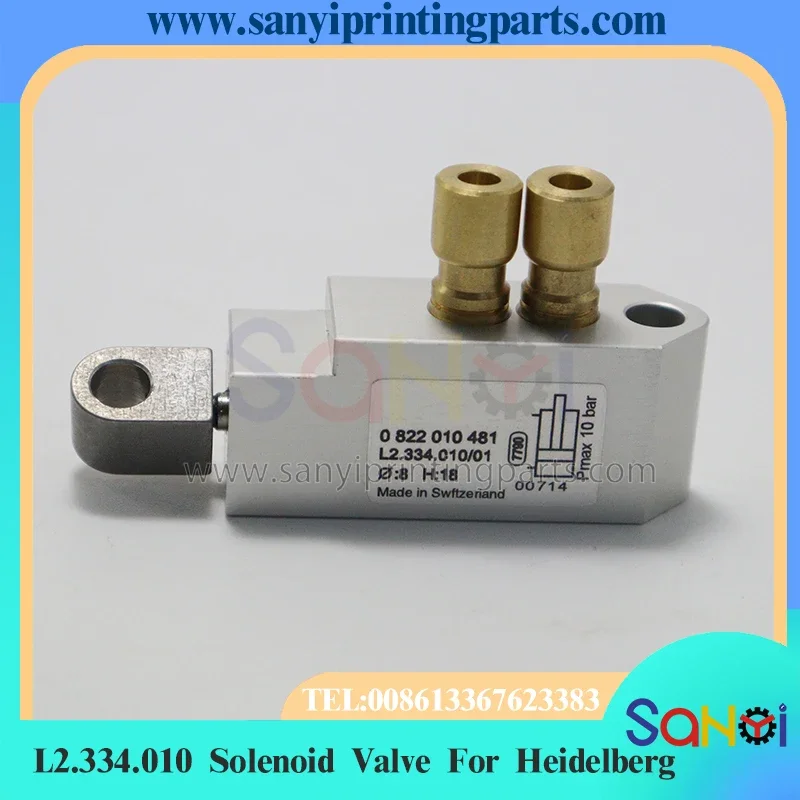 

Электромагнитный клапан лучшего качества L2.334.010/01 для деталей печатной машины Heidelberg