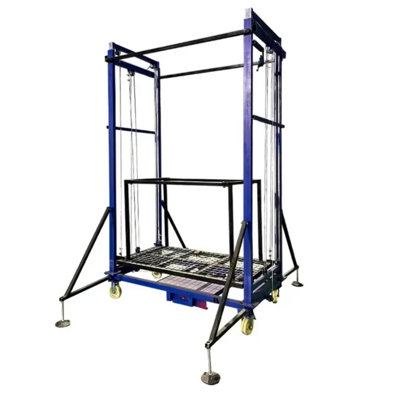 

Электрические подъемные леса, мобильные телескопические, новые модернизированные домашние машины, новый удобный внутренний блок