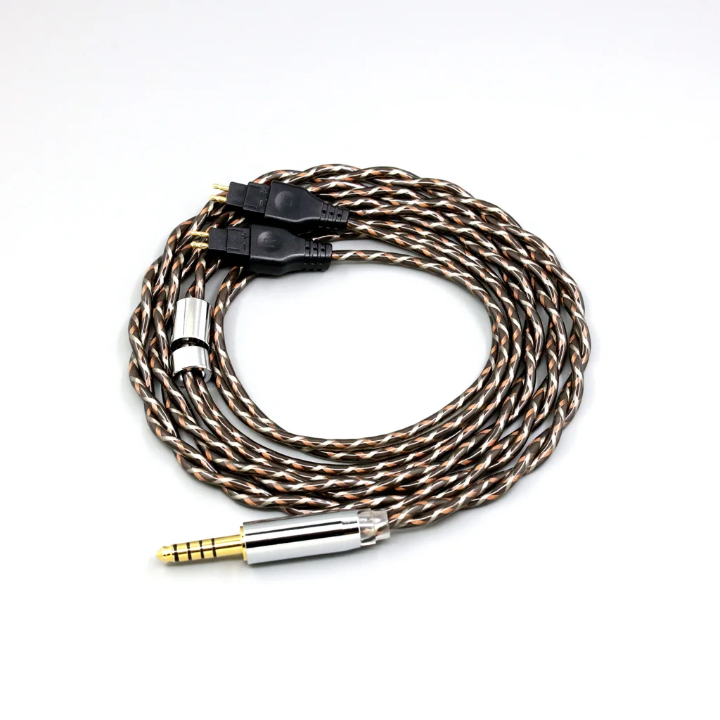 

TypeX 25AWG Litz Shielding 7n OCC Earphone Cable For Sennheiser HD580 HD600 HD650 HDxxx HD660S HD58x HD6xx Headphone 8900
