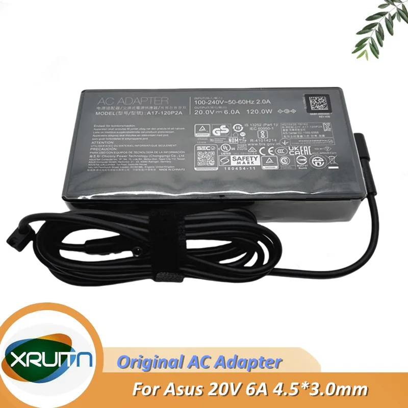 

New Original OEM 20V 6A Adapter for ASUS Vivobook Pro M6500QE Series Laptop Power Supply A17-120P2A ADP-120VH B PA-1121-22