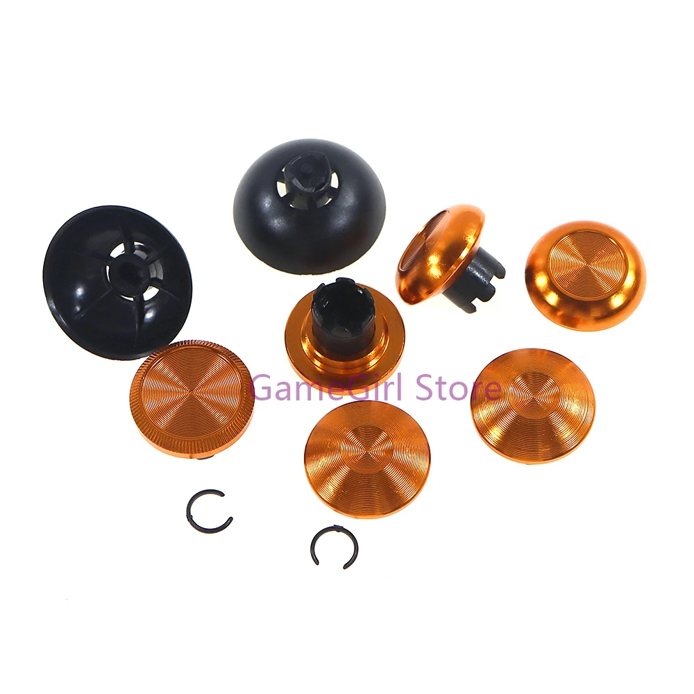 10sets 10 in 1 Metal Button Cap For PS4 Switch Pro XBOXONE PS5 Edge Controller Joystick Analog Thumb Sticks Girp Buttons Cap