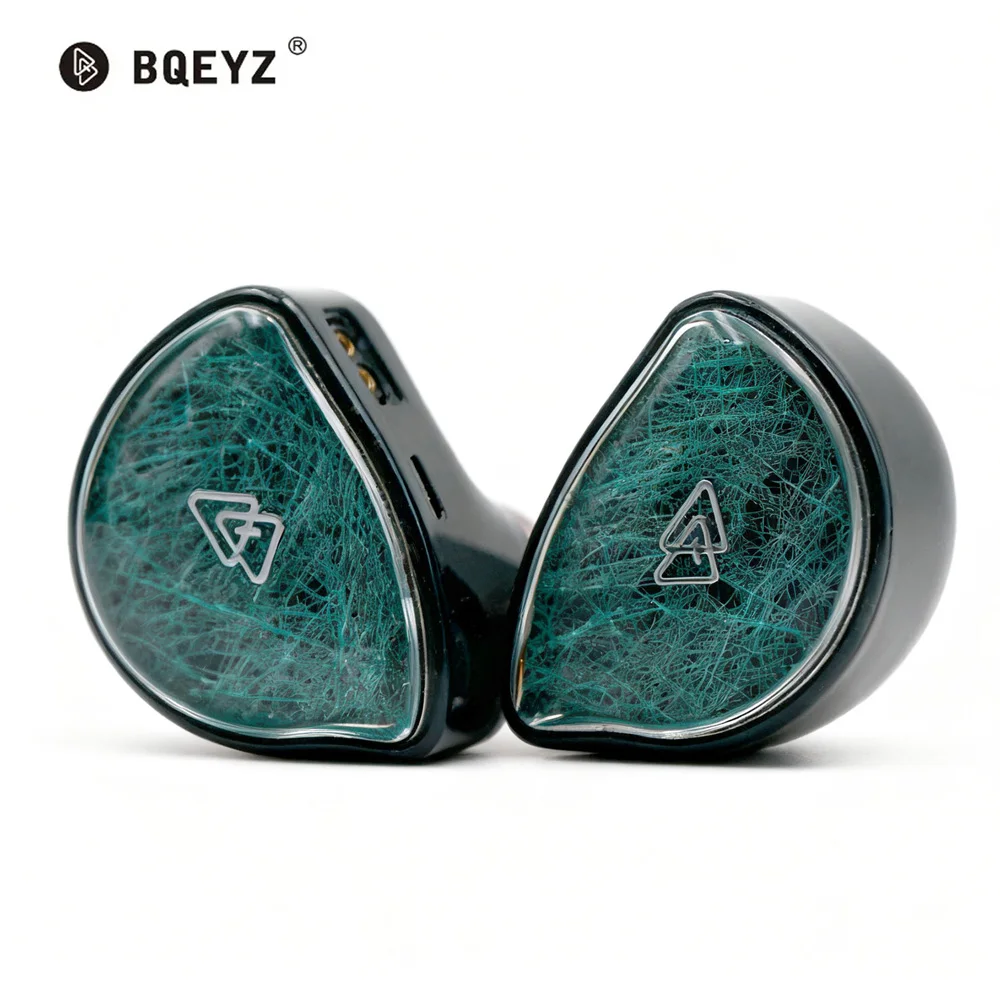 BQEYZ NI HIFI 이어폰 다이나믹 드라이버 바이오 세라믹 다이어프램 인이어 이어폰 게임용 헤드셋(교체 가능한 3.5+4.4 플러그 포함)