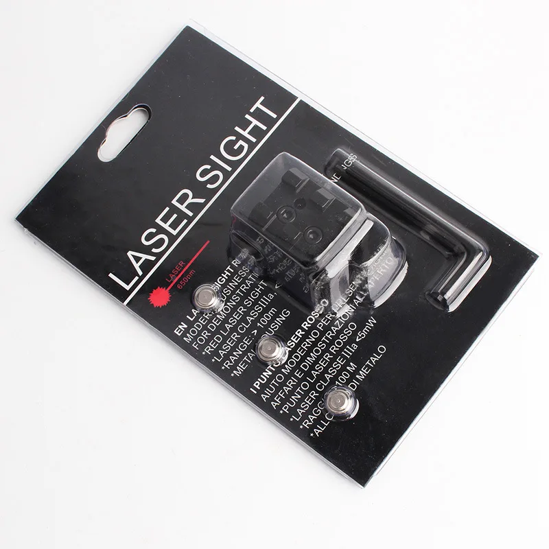 

Красный лазерный прицел YUESHEN, настраиваемый мини-ласточкин хвост под креплением, тактический металлический день, ночь