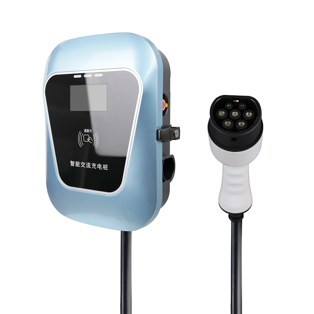 European Standard Plug 32A 22kW IP66 Type 2 Charging with 5 Meters New Condition New Energy EV Wall Charger