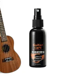 Guitar Cleaning Liquid 60ml Guitar String Cleaning Solution Natural Refined Oil Polish Cleaner Spray Easy Application For Bass