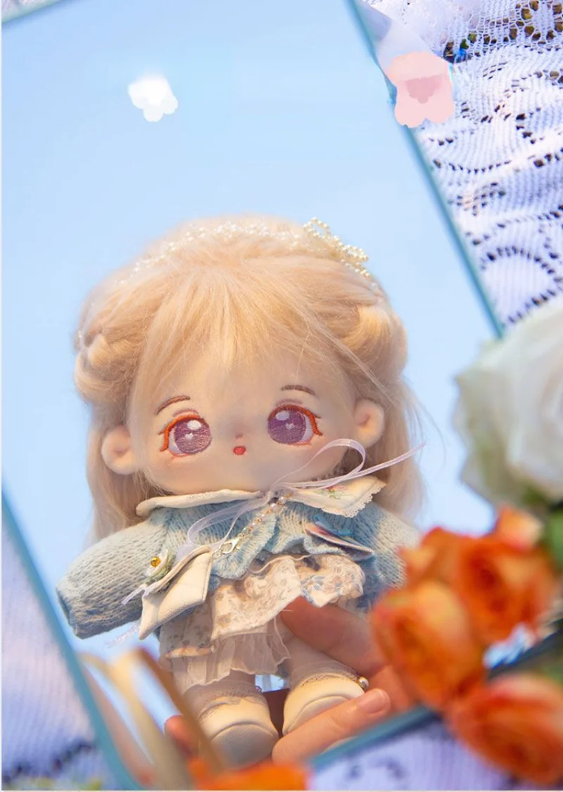 Costumes de jardin faits à la main, 4 pièce/ensemble 20cm, robes, manteaux, chaussures, sans attribut, vêtements de poupée, tenue de poupées en peluche, costume Cos, pré-vente