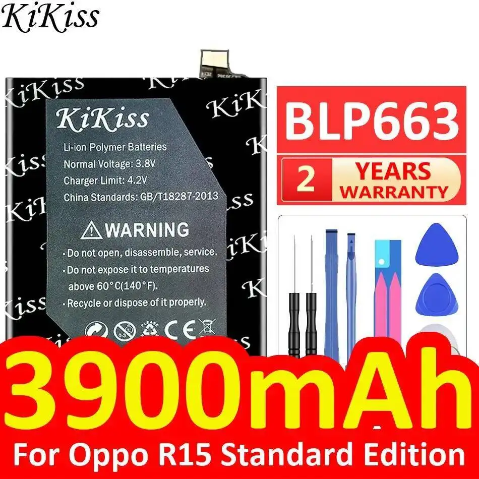 

For Oppo R15 Standard Edition Premium Replacement BLP663 3900Mah Long-Lasting Mobile Phone Battery