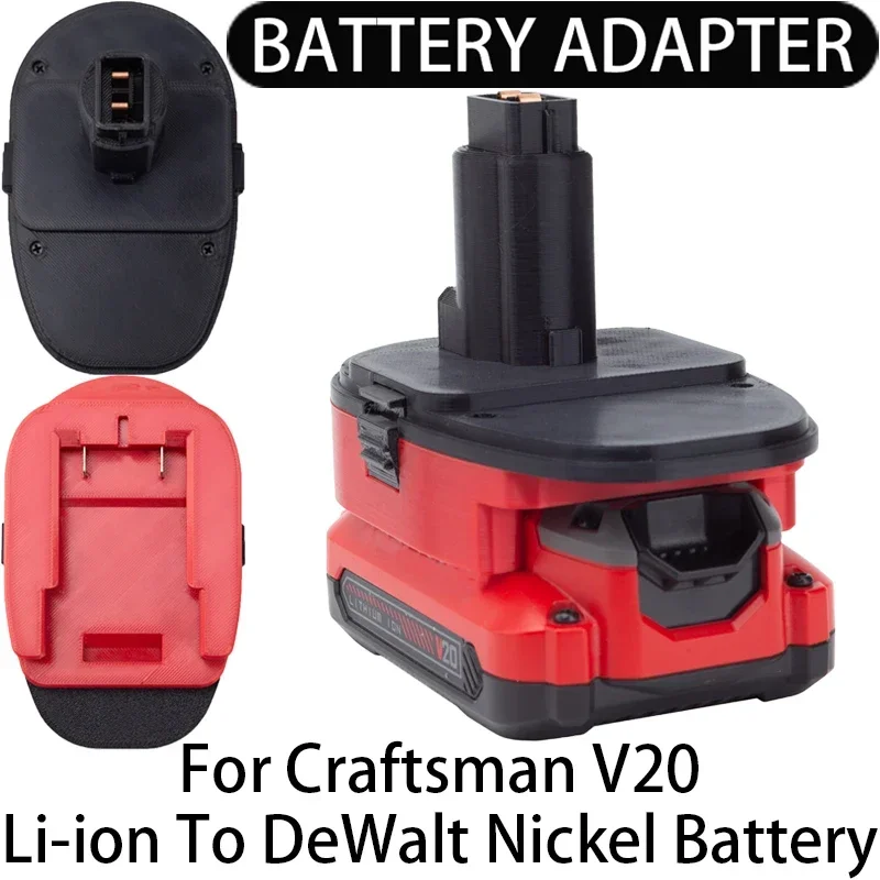 

Adapter/Converter for DeWalt Nickel tools convert to Craftsman V20 Li-ion battery adapter power tool accessories