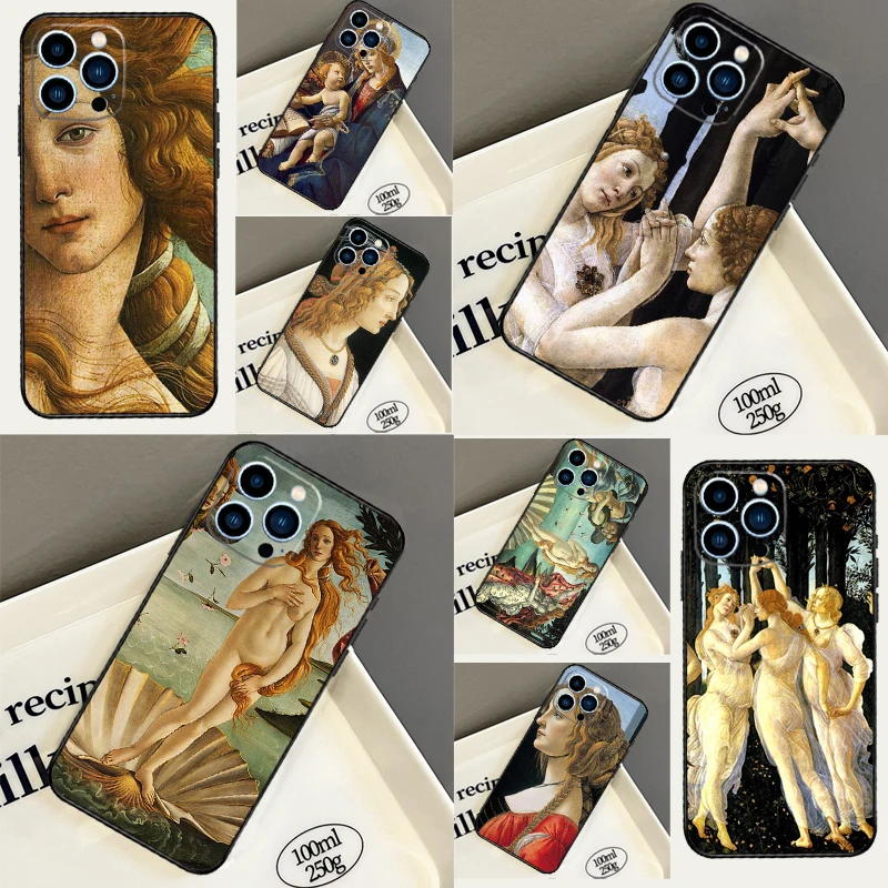 

Чехол для телефона с изображением Сандро Боттичелли в стиле ренессанс для Xiaomi Redmi Note 15 Pro Plus 13 12 11 9 10 14 Pro 10C 12C 13C 14C 15C